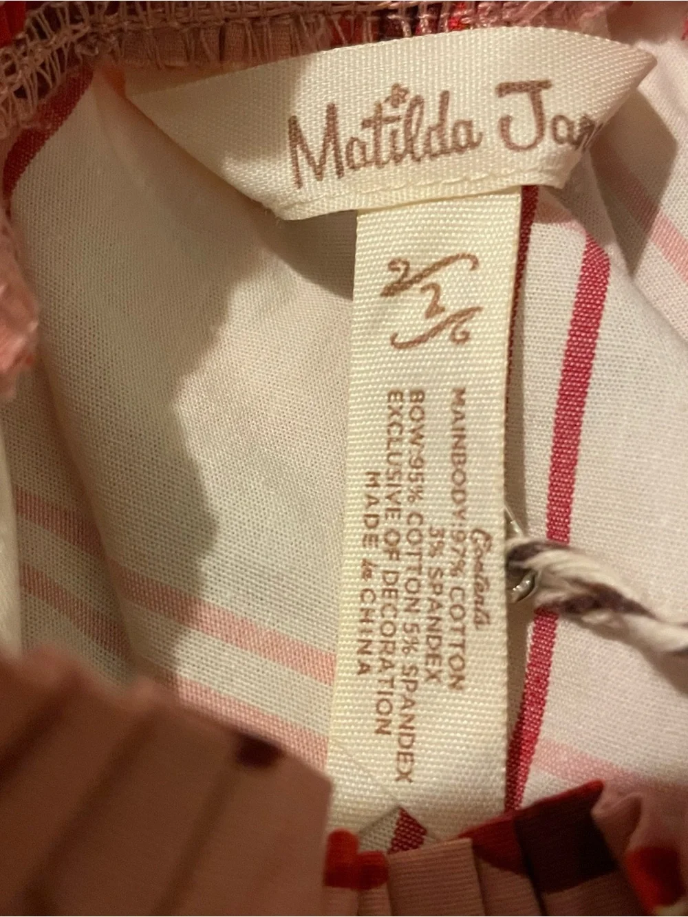 Matilda Jane Heart to Heart Apple Pull-On Skirt size 2 NWT